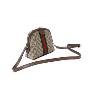 Gucci Beige Supreme Ophidia Ebony Bag Shoulder Brown GG Canvas